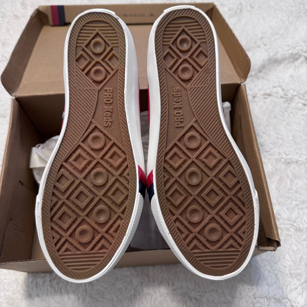 PRO-Keds Royal Hi Red Canvas High Top Sneakers Size 3.5M 5.5W New in Box - Picture 3 of 6